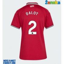 Manchester United Diogo Dalot #2 Domaci Dres za Ženska 2026-27 Kratak Rukav